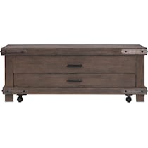 sterling dark brown coffee table   