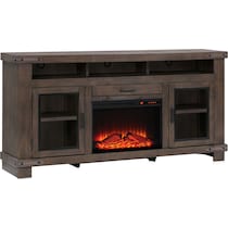 sterling dark brown fireplace tv stand   