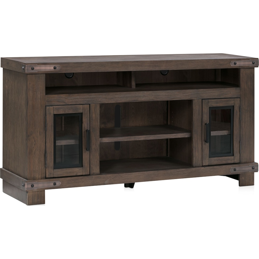 sterling dark brown tv stand   