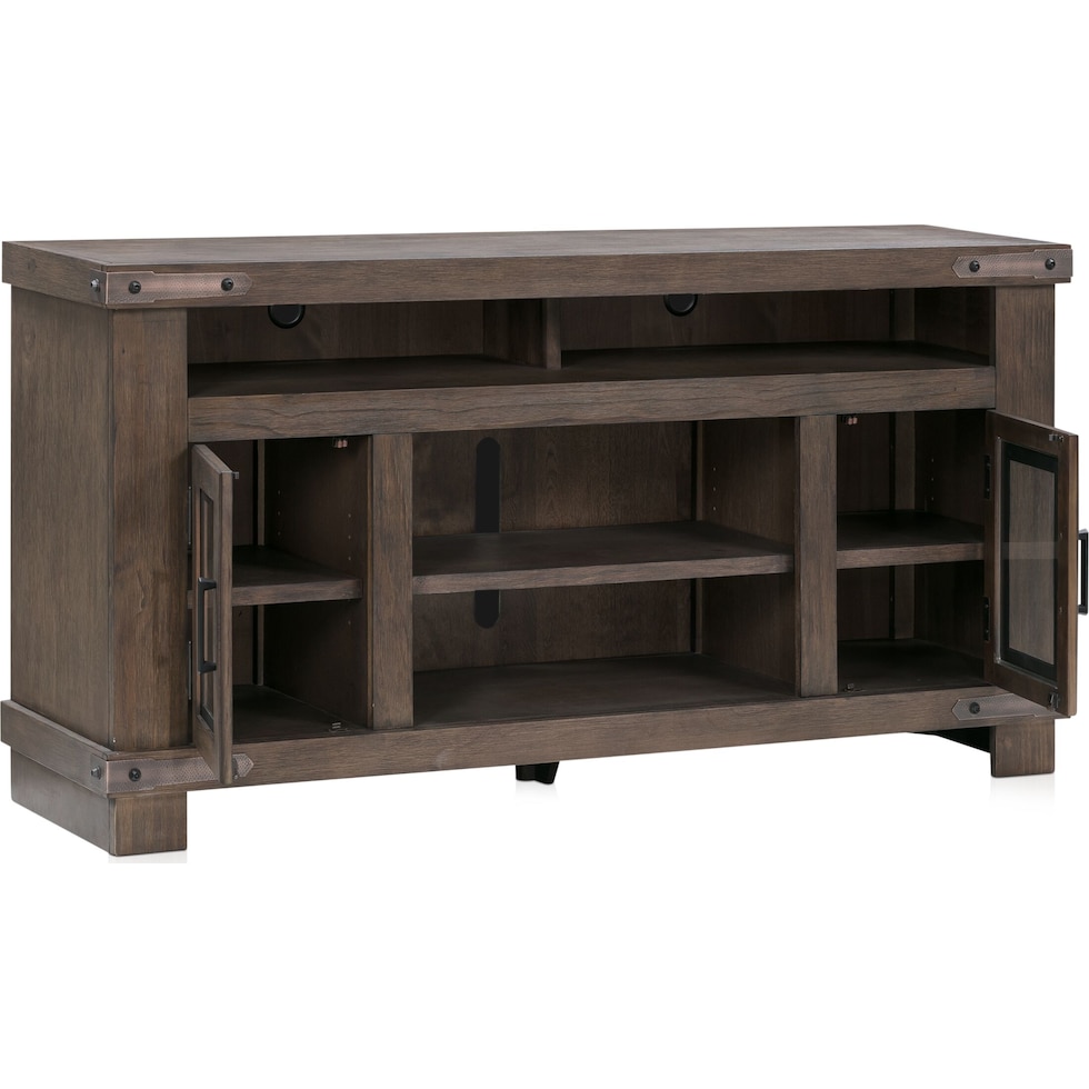 sterling dark brown tv stand   