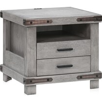 sterling gray end table   