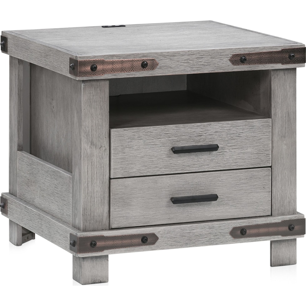 sterling gray end table   