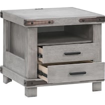sterling gray end table   