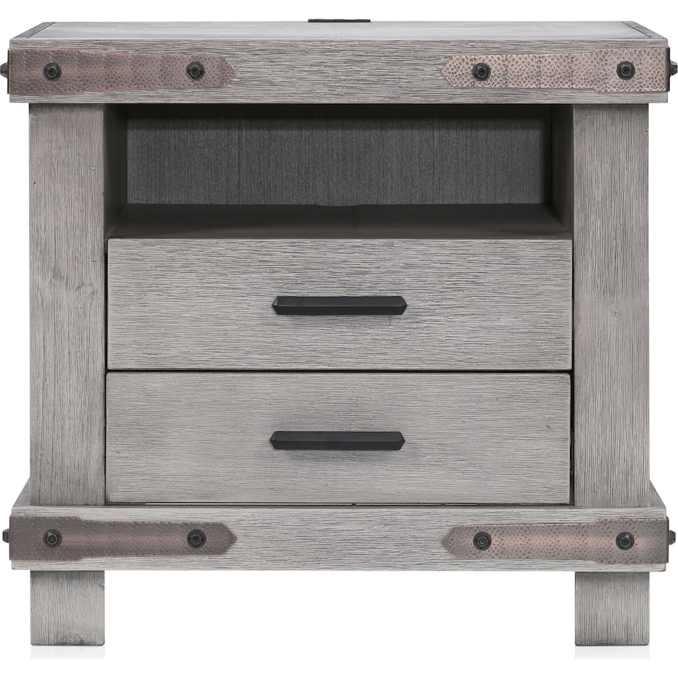 sterling gray end table   