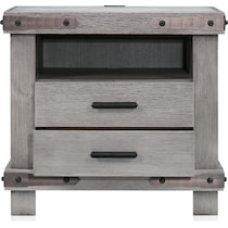 sterling gray end table   