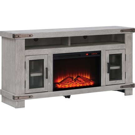 Sterling 65" Fireplace TV Stand - Gray