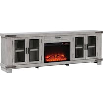 sterling gray fireplace tv stand   
