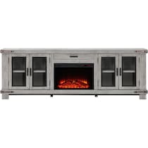 sterling gray fireplace tv stand   