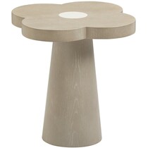 steven light brown side table   