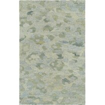 stones blue area rug  x    