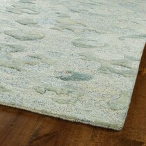 stones blue area rug  x    