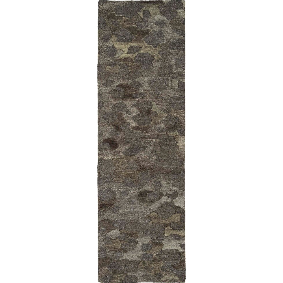 stones gray rug   