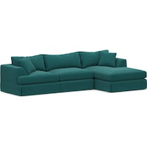 storey blue sectional   