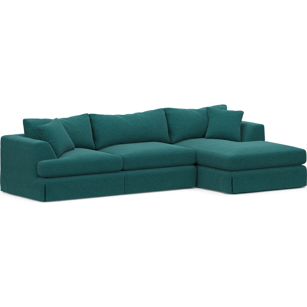 storey blue sectional   