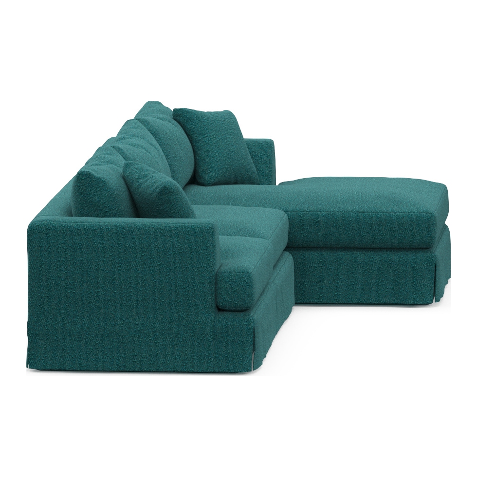storey blue sectional   