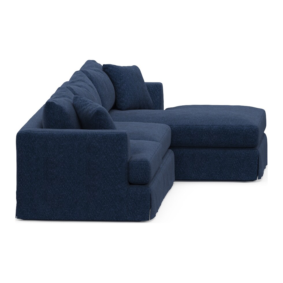 storey blue sectional   