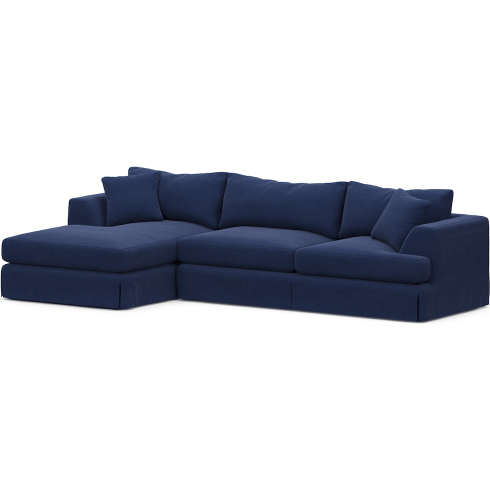 storey blue sectional   