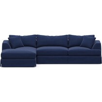 storey blue sectional   
