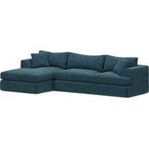 storey blue sectional   