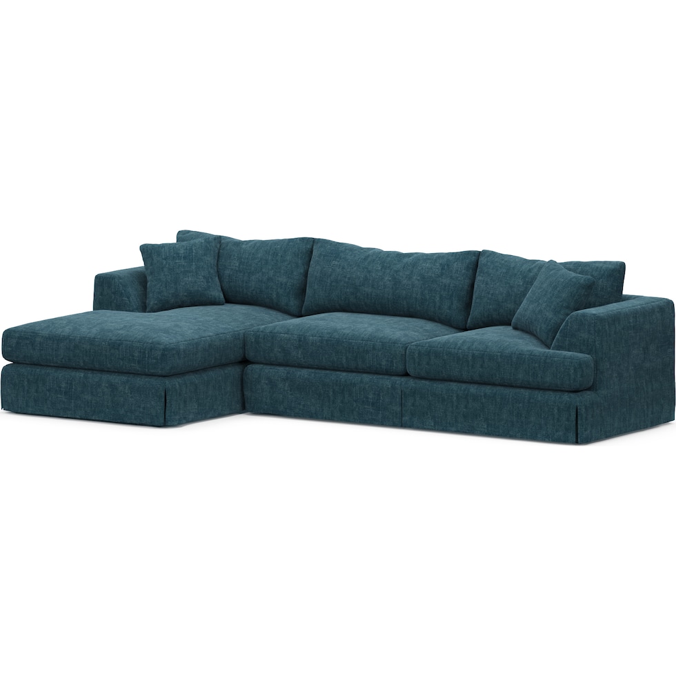 storey blue sectional   