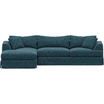 storey blue sectional   