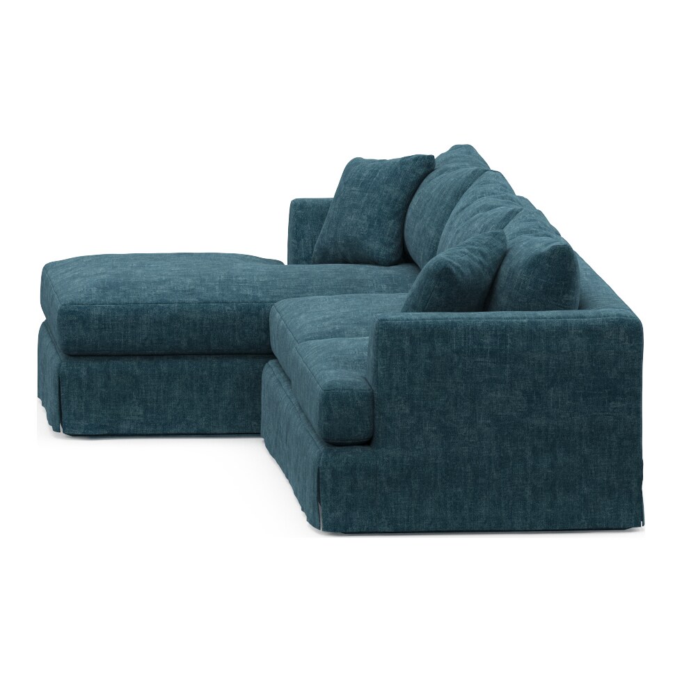 storey blue sectional   