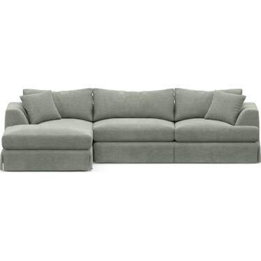 Storey Hybrid Comfort 2-Piece Sectional with Left-Facing Chaise - Elliston Gray