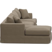 storey light brown sectional   