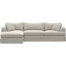 storey light brown sectional   