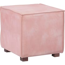 stowe pink ottoman   