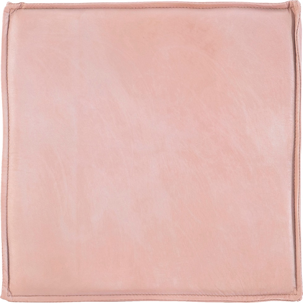 stowe pink ottoman   