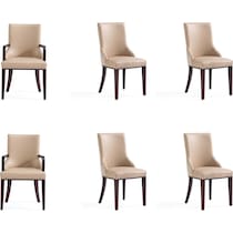strato light brown arm chair   