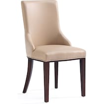 strato light brown arm chair   
