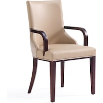 strato light brown arm chair   