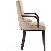 strato light brown arm chair   