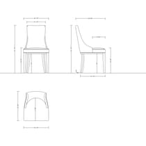 strato light brown arm chair   
