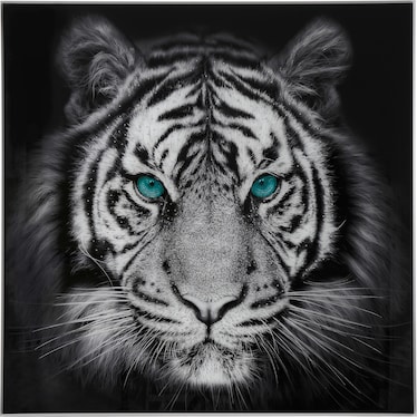 Stripe and Stare 48” x 48” Wall Art