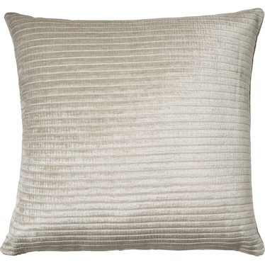 Stripe 22" x 22" Pillow - Ivory