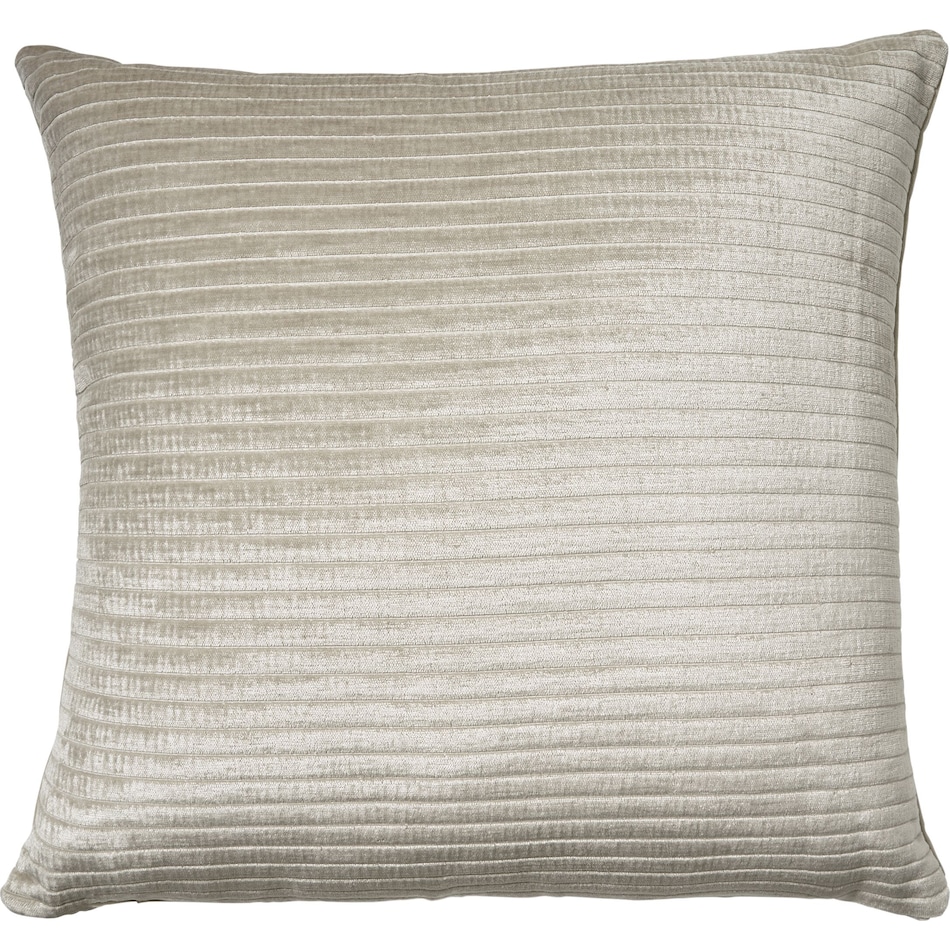 stripe white accent pillow   