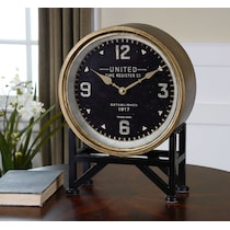 sture black wall clock   