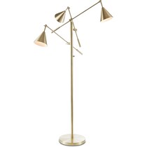 sullivan gold floor lamp   