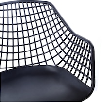 summer black outdoor chair set   