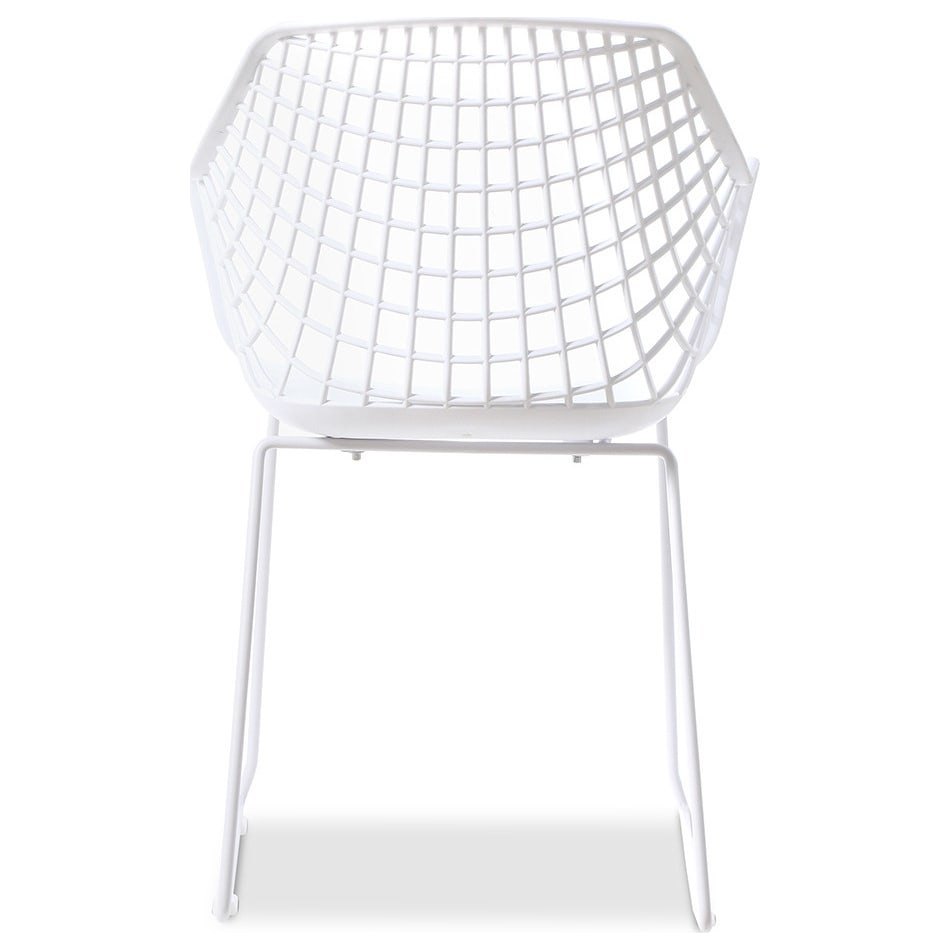 summer white outdoor chair set   
