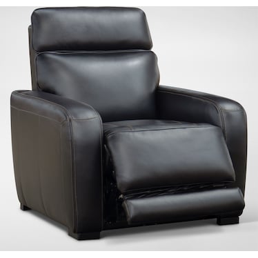 Summit Triple-Power Recliner with Immersive Sound - Black