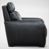 summit black recliner   