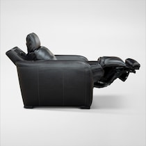 summit black recliner   