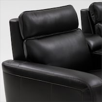 summit black sectional   