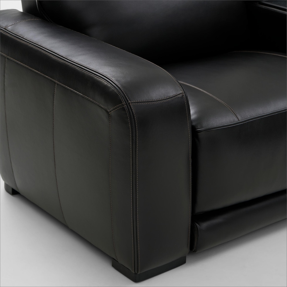 summit black sectional   