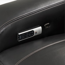 summit black sectional   