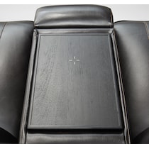 summit black sectional   